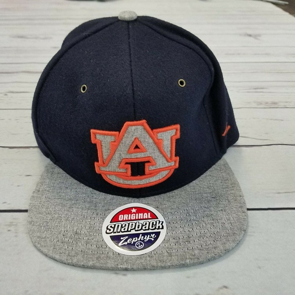 Auburn Tigers Zephyr Snapback Wool Hat